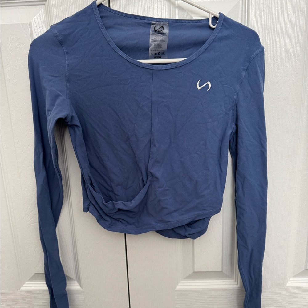 Size Medium blue TLF athletic top